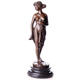 Mutasd a Női akt bronz szobor részleteit! Kép a Női akt bronz szobor