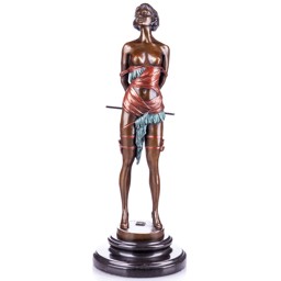 Mutasd a Női akt, színezett erotikus bronz szobor márványtalpon részleteit! Kép a Női akt, színezett erotikus bronz szobor márványtalpon
