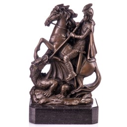Mutasd a Sárkányölő Szent György bronz szobor részleteit! Kép a Sárkányölő Szent György bronz szobor