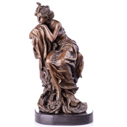 Mutasd a Ülő nő - bronz szobor, Jugendstil részleteit! Kép a Ülő nő - bronz szobor, Jugendstil