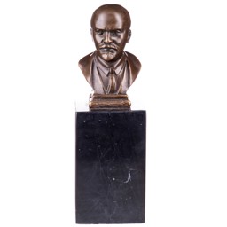 Mutasd a Lenin - bronz mellszobor márványtalpon részleteit! Kép a Lenin - bronz mellszobor márványtalpon