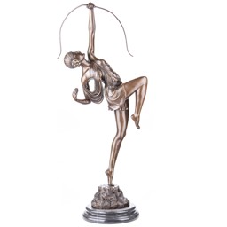 Mutasd a Diana íjjal - bronz szobor, Art Deco részleteit! Kép a Diana íjjal - bronz szobor, Art Deco