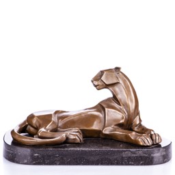 Mutasd a Párduc - modern bronz szobor részleteit! Kép a Párduc - modern bronz szobor