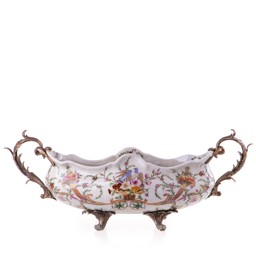 Mutasd a Porcelán-bronz tál részleteit! Kép a Porcelán-bronz tál