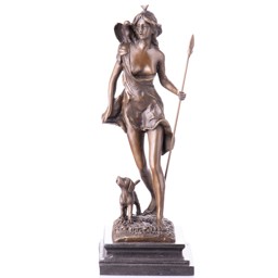 Mutasd a Diana - akt bronz szobor részleteit! Kép a Diana - akt bronz szobor