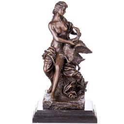 Mutasd a Léda hattyúval - bronz szobor részleteit! Kép a Léda hattyúval - bronz szobor