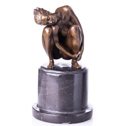 Mutasd a Női akt - bronz szobor részleteit! Kép a Női akt - bronz szobor