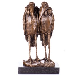Mutasd a Marabu 2 - bronz szobor márványtalpon részleteit! Kép a Marabu 2 - bronz szobor márványtalpon