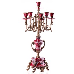 Mutasd a Porcelán-bronz gyertyatartó részleteit! Kép a Porcelán-bronz gyertyatartó