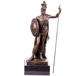 Mutasd a Római harcos - bronz szobor részleteit! Kép a Római harcos - bronz szobor