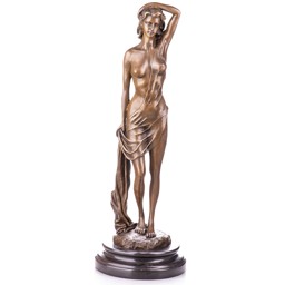 Mutasd a Női akt - bronz szobor részleteit! Kép a Női akt - bronz szobor