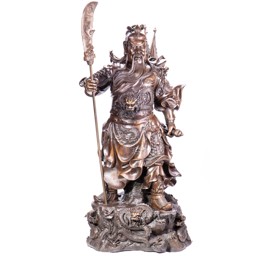 Mutasd a Legendás kínai hadvezér, Guan Yu - bronz szobor  részleteit! Kép a Legendás kínai hadvezér, Guan Yu - bronz szobor