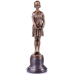 Mutasd a Lány - bronz szobor részleteit! Kép a Lány - bronz szobor