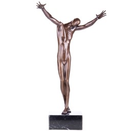 Mutasd a Férfi akt - bronz szobor részleteit! Kép a Férfi akt - bronz szobor