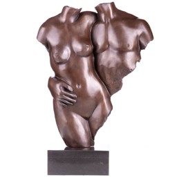 Mutasd a Akt pár, torzó - bronz szobor részleteit! Kép a Akt pár, torzó - bronz szobor
