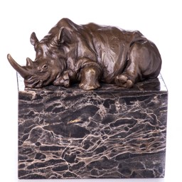 Mutasd a Orrszarvú - bronz szobor részleteit! Kép a Orrszarvú - bronz szobor