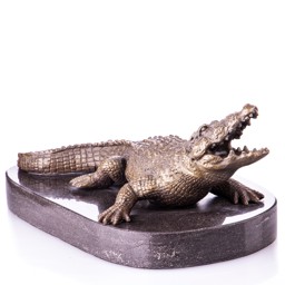 Mutasd a Krokodil - bronz szobor részleteit! Kép a Krokodil - bronz szobor