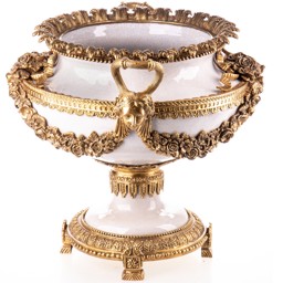 Mutasd a Porcelán-bronz tál részleteit! Kép a Porcelán-bronz tál