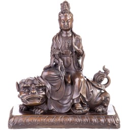 Mutasd a Guanyin - bronz szobor részleteit! Kép a Guanyin - bronz szobor