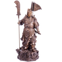 Mutasd a Guan Yu - bronz szobor részleteit! Kép a Guan Yu - bronz szobor