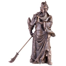 Mutasd a Guan Yu - bronz szobor részleteit! Kép a Guan Yu - bronz szobor