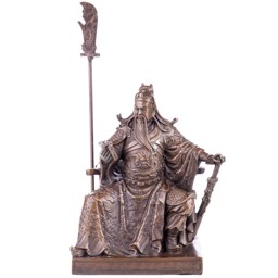 Mutasd a Guan Yu - bronz szobor részleteit! Kép a Guan Yu - bronz szobor