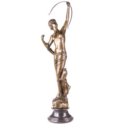 Mutasd a Diana, mitológiai bronz szobor részleteit! Kép a Diana, mitológiai bronz szobor