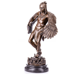 Mutasd a Indián, táncoló indián - bronz szobor részleteit! Kép a Indián, táncoló indián - bronz szobor