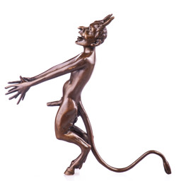 Mutasd a Faun, erotikus bronz szobor részleteit! Kép a Faun, erotikus bronz szobor