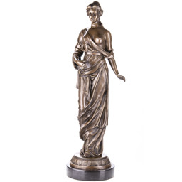 Mutasd a Nő tunikában - bronz szobor részleteit! Kép a Nő tunikában - bronz szobor