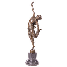 Mutasd a Táncosnő - bronz szobor, Art Deco részleteit! Kép a Táncosnő - bronz szobor, Art Deco