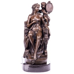 Mutasd a Vénusz trónon Cupidóval - mitológiai bronz szobor részleteit! Kép a Vénusz trónon Cupidóval - mitológiai bronz szobor