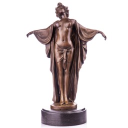 Mutasd a Női akt bronz szobor részleteit! Kép a Női akt bronz szobor
