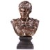 Augustus császár - bronz mellszobor képe