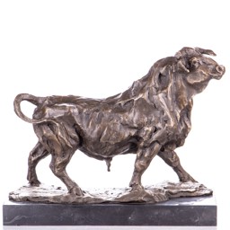 Bika - bronz szobor képe