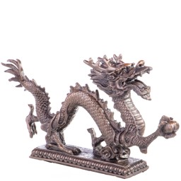 Kínai sárkány - bronz szobor képe