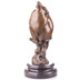 Bagoly - bronz szobor képe