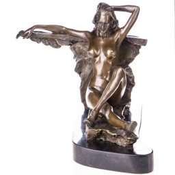 Női akt - bronz szobor képe