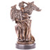 Angyal gyermekkel - bronz szobor képe