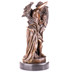 Angyal gyermekkel - bronz szobor képe