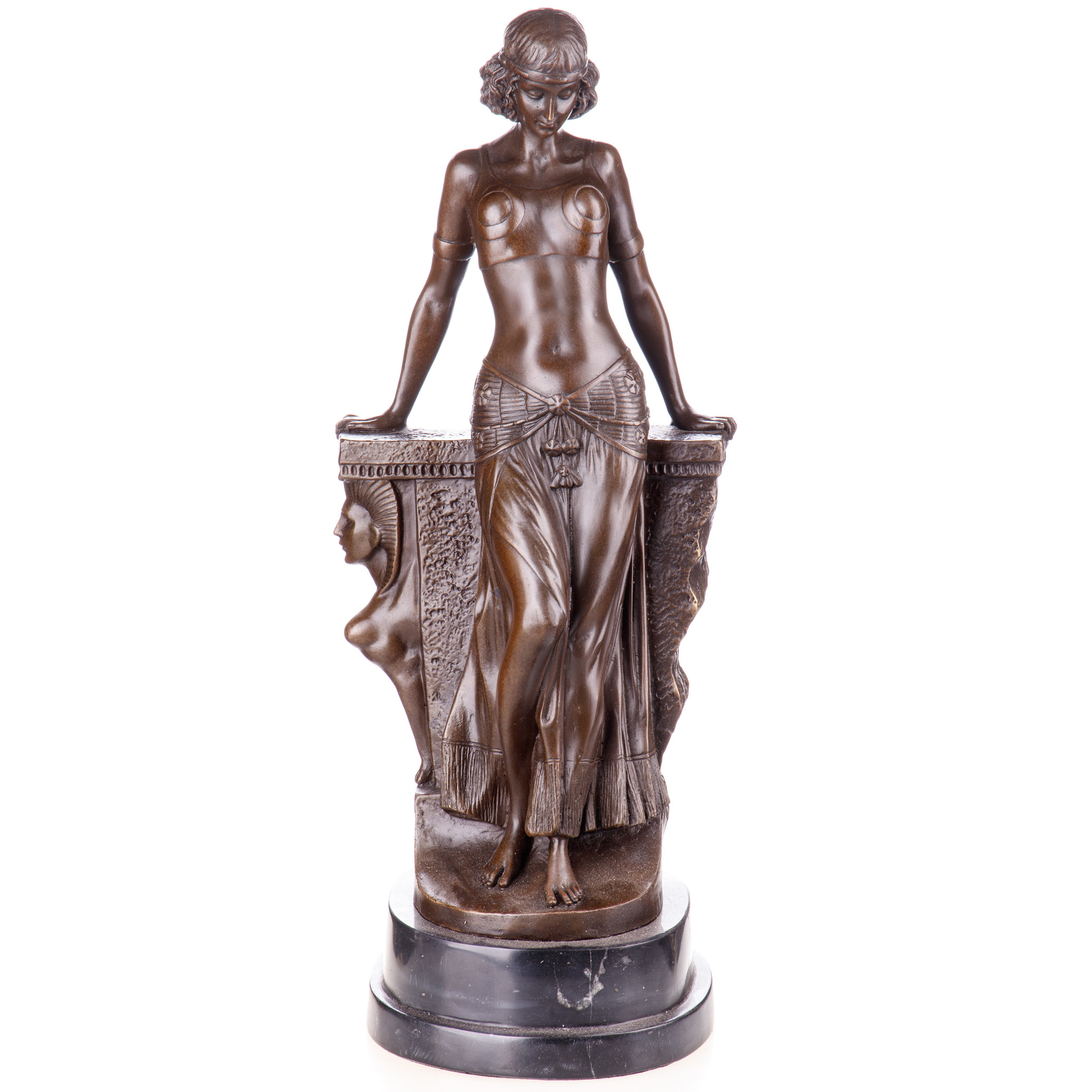 Kép a Táncosnő - bronz szobor, Art Deco