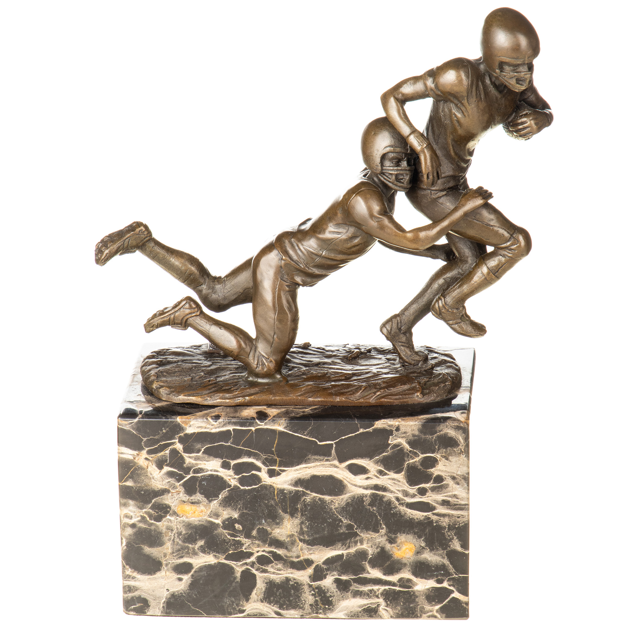 Kép a American Football - bronz szobor márványtalpon