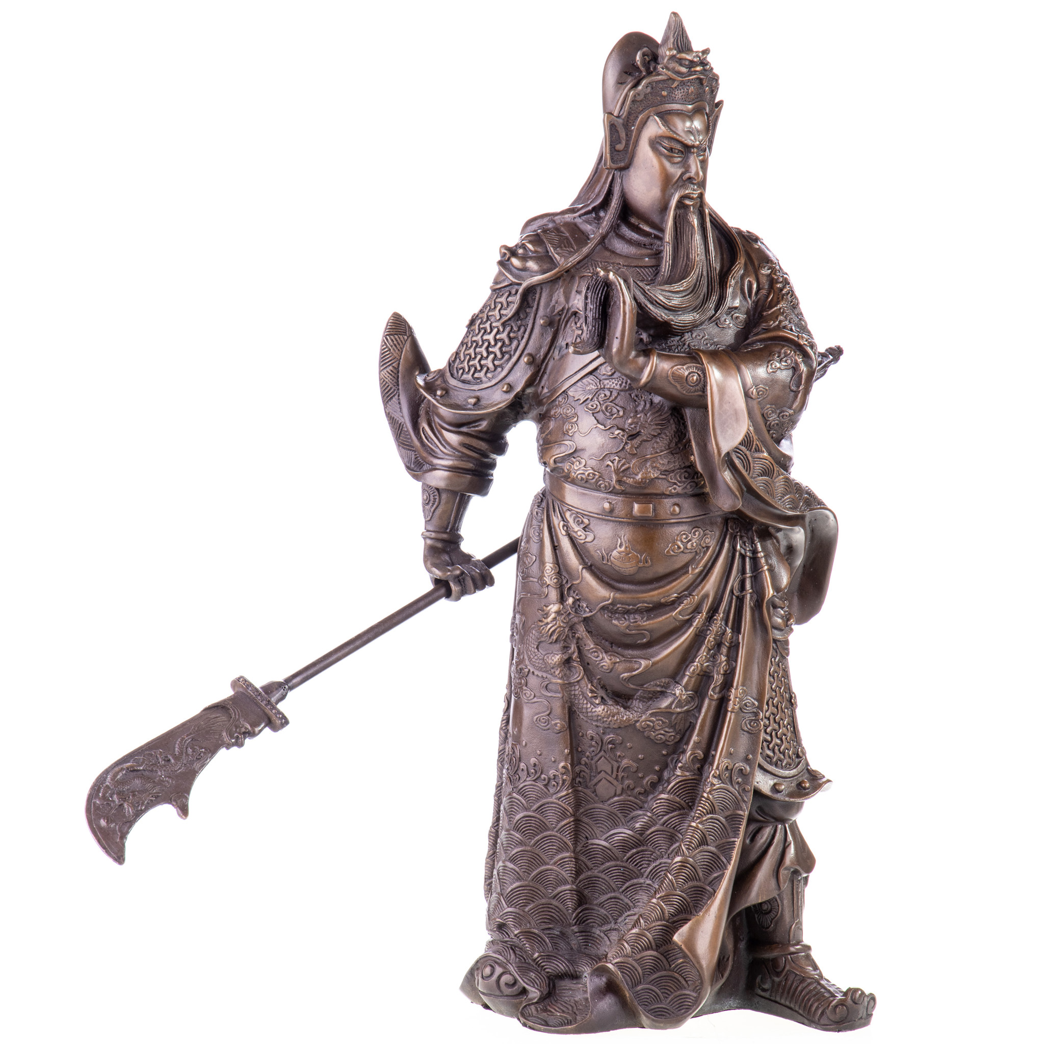 Guan Yu - bronz szobor