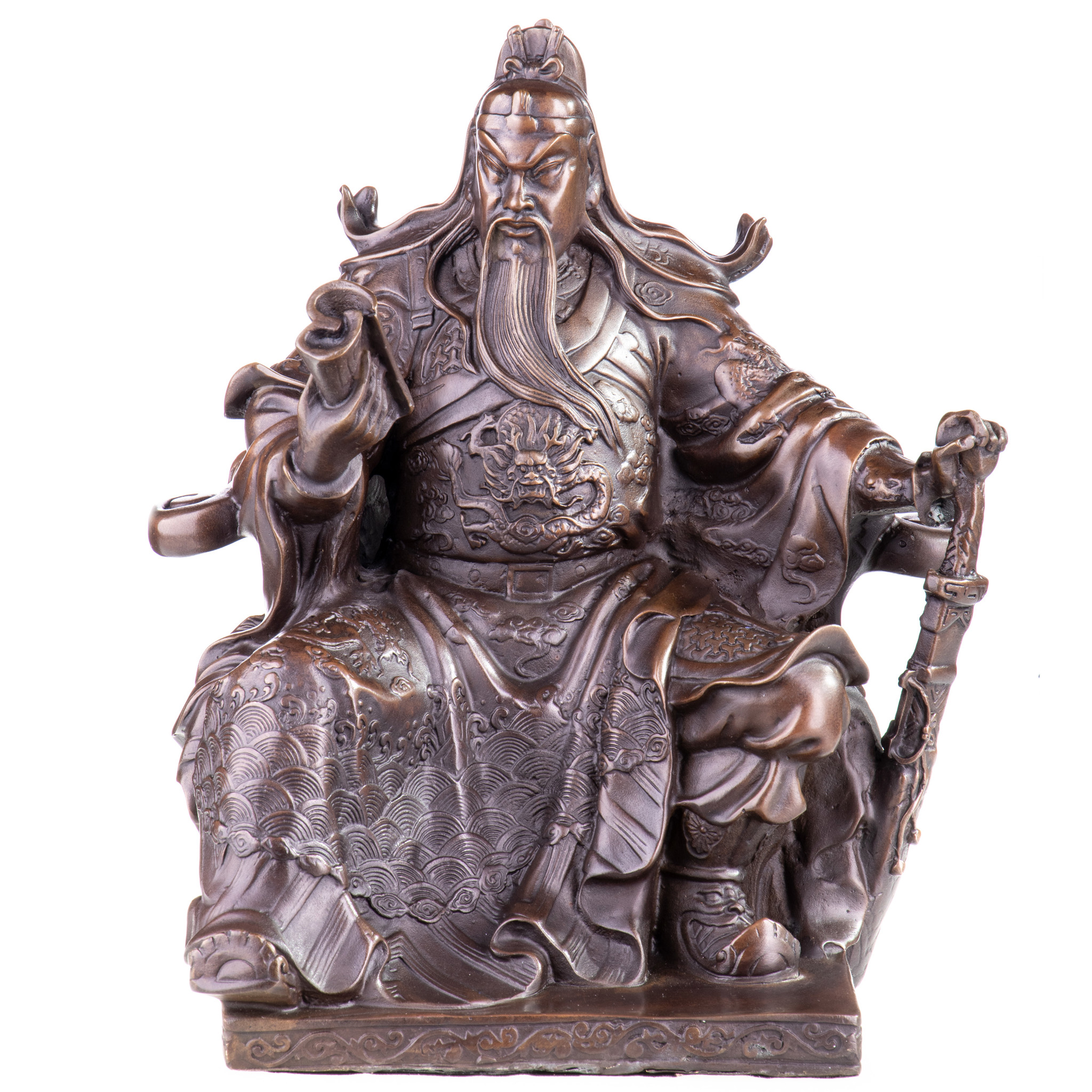 Guan Yu - bronz szobor