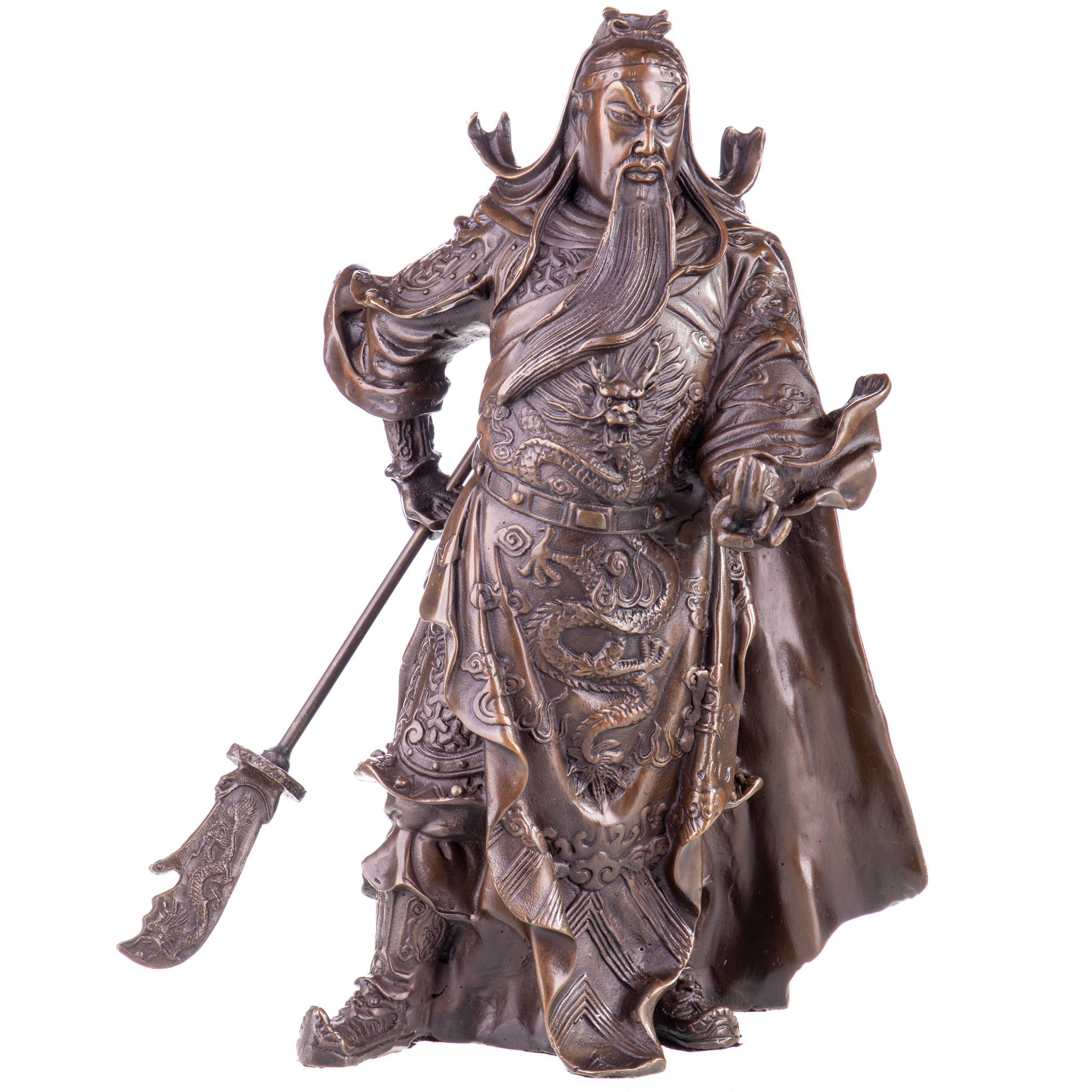 Guan Yu - bronz szobor